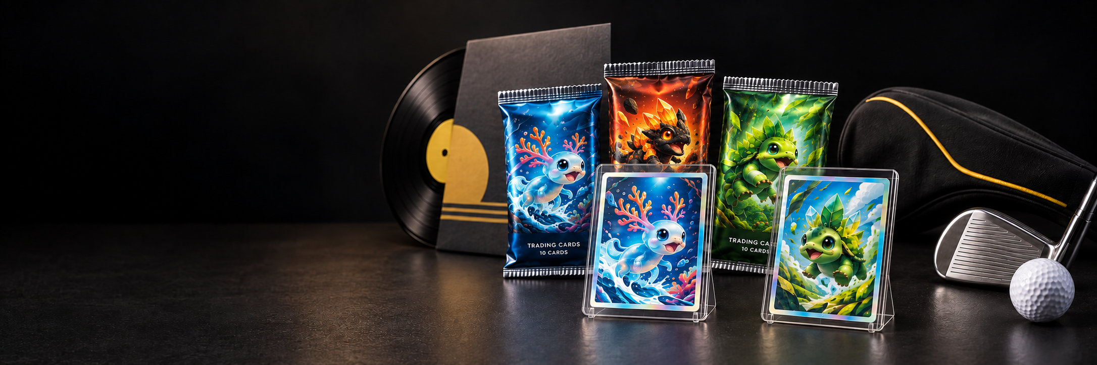 Premium Pokémon TCG, Vinyl & Golf Gear